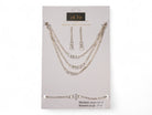 Gold Necklace & Earring Set