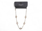 Pearl & Gold Clover Necklace