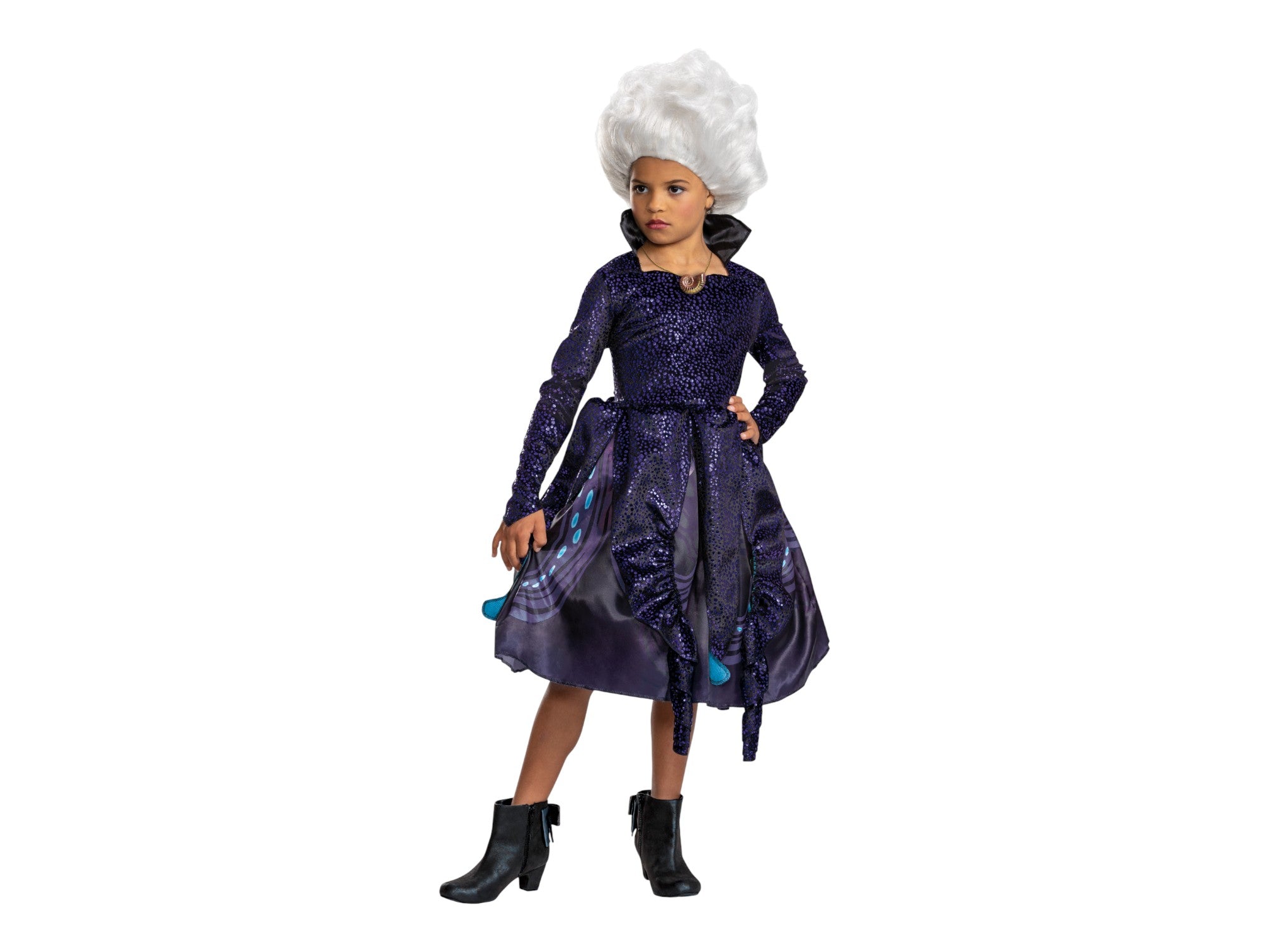 7-8 Kids Little Mermaid Ursula Costume
