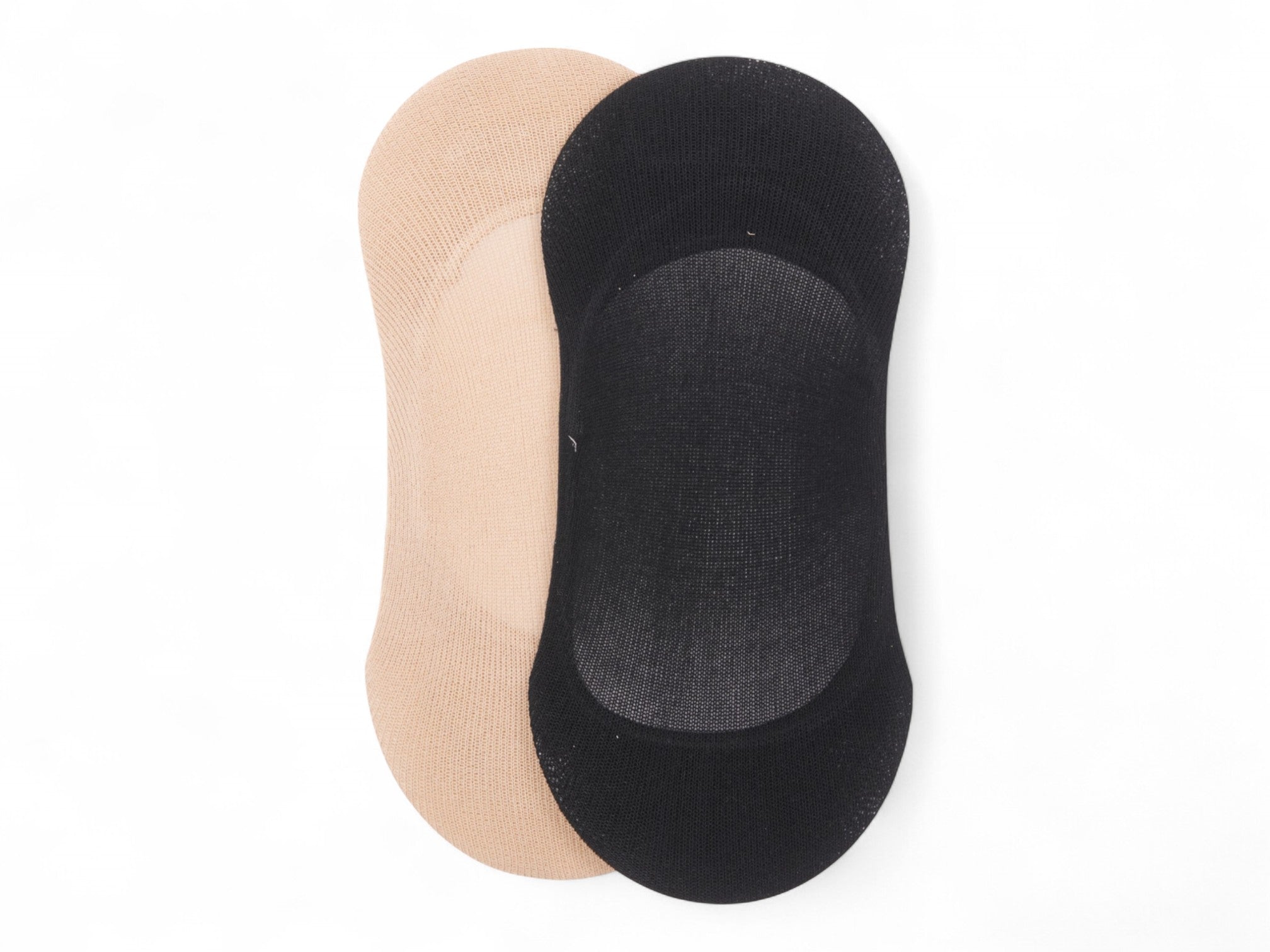 Tahari 6 pairs nude/black liner