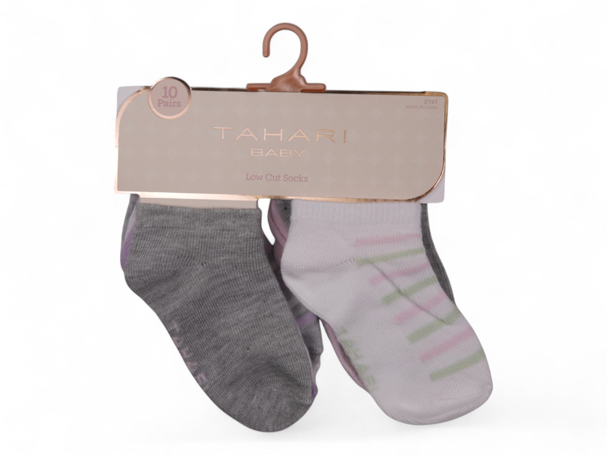 Girls Multicolor 2-4T Low Cut Socks