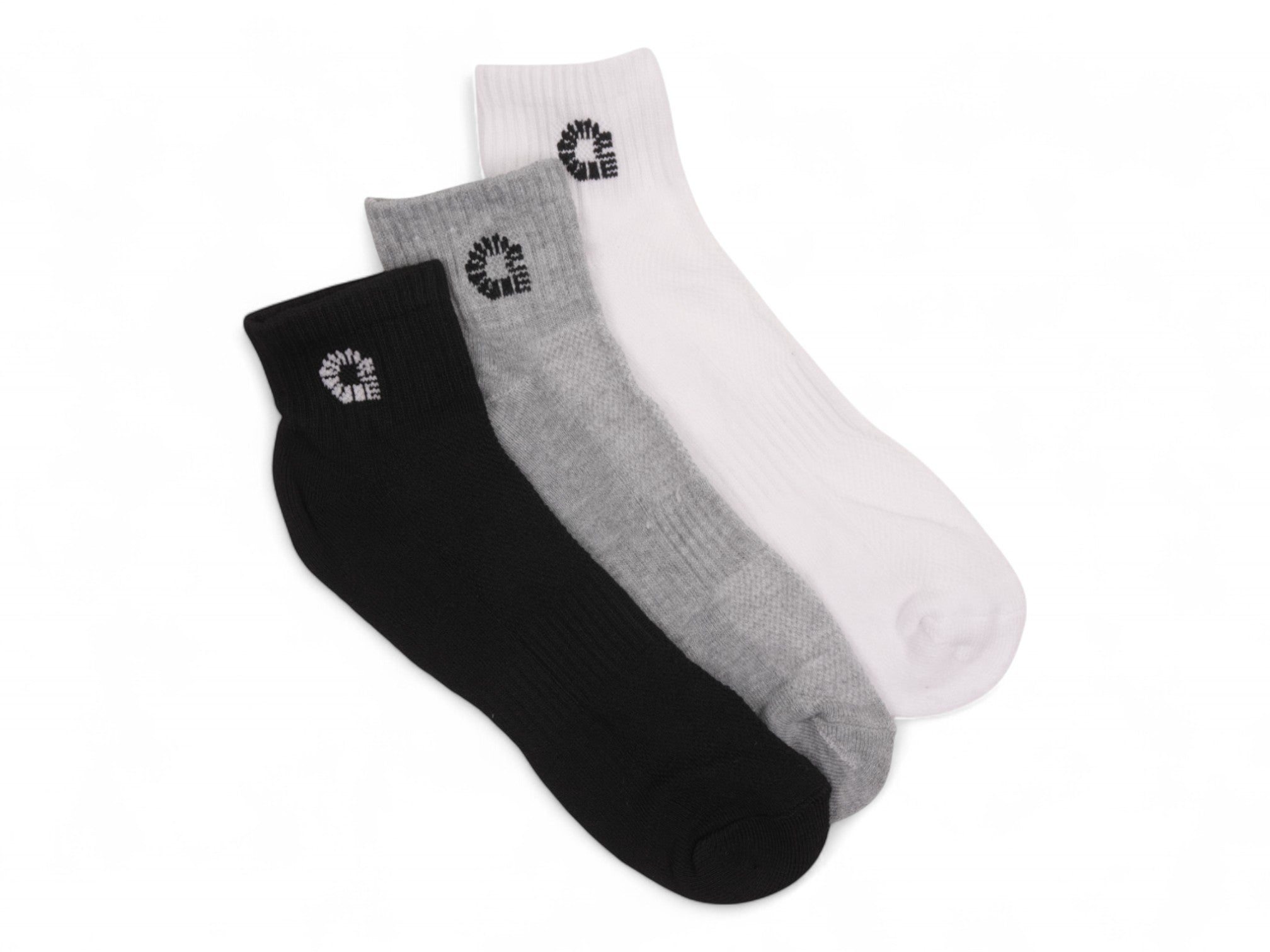 Akademiks men's multi color10 pairs cushioned quarter socks