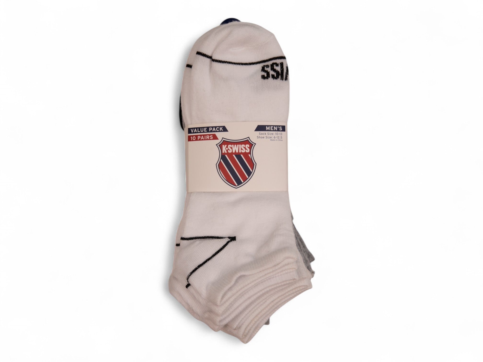 Men's Low Cut Socks- 10 PK