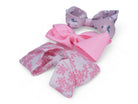 Girl's XL Denim Bow Clips - 7 Pack