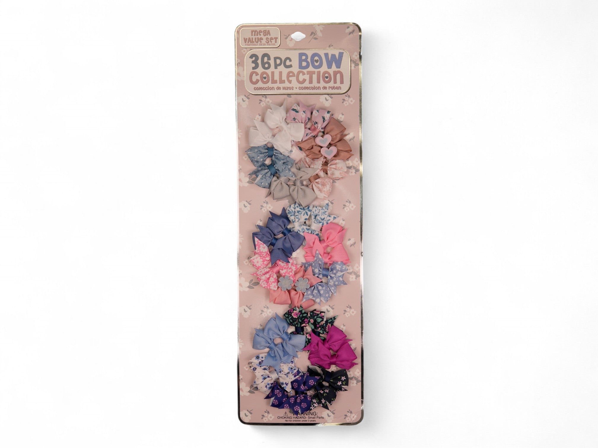 Assorted Bow Clips- 36 PC