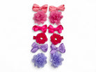 10 PC Flower and Bow Hair Clips