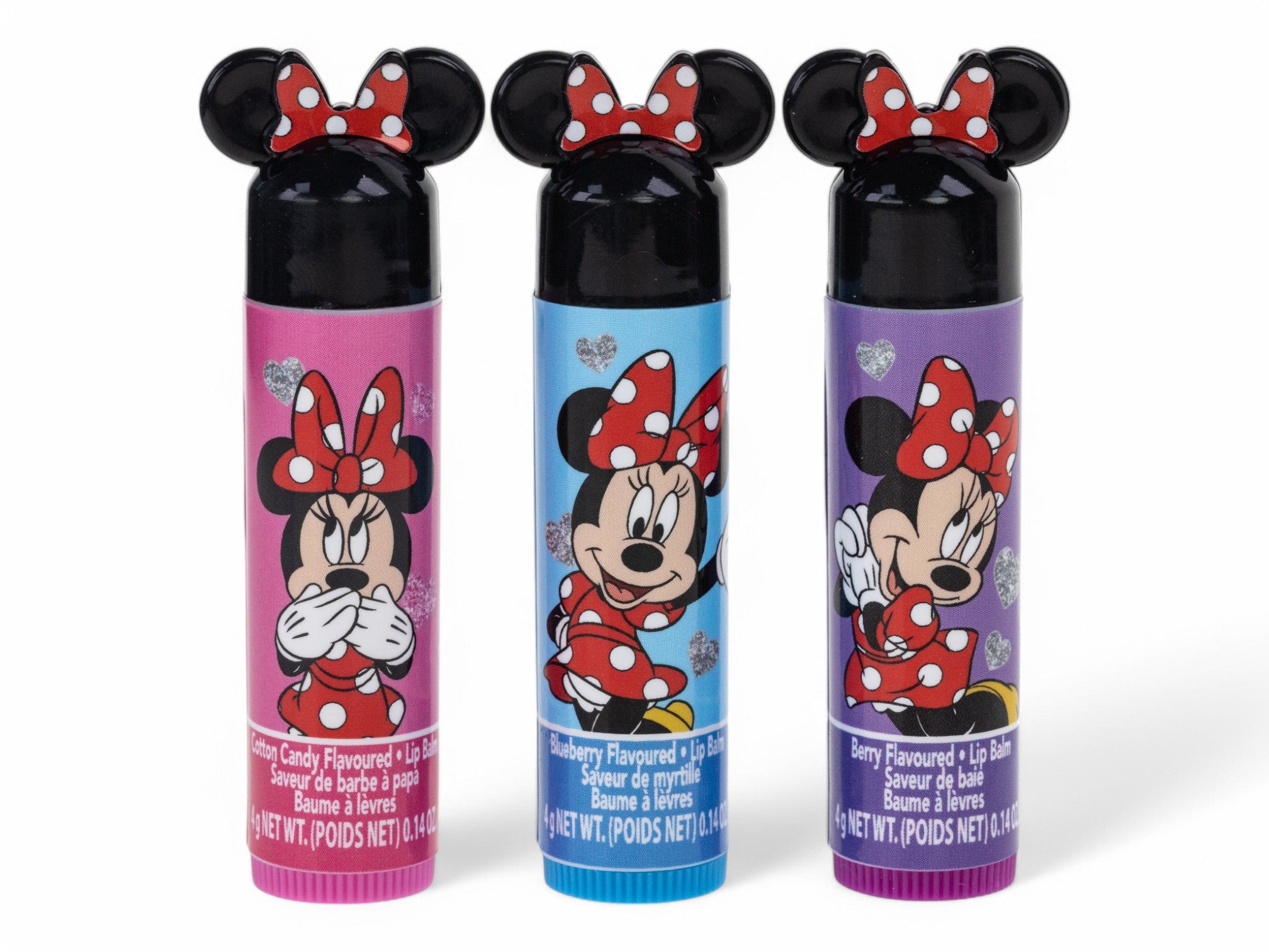 Minnie Mouse 3 pack lip balm set