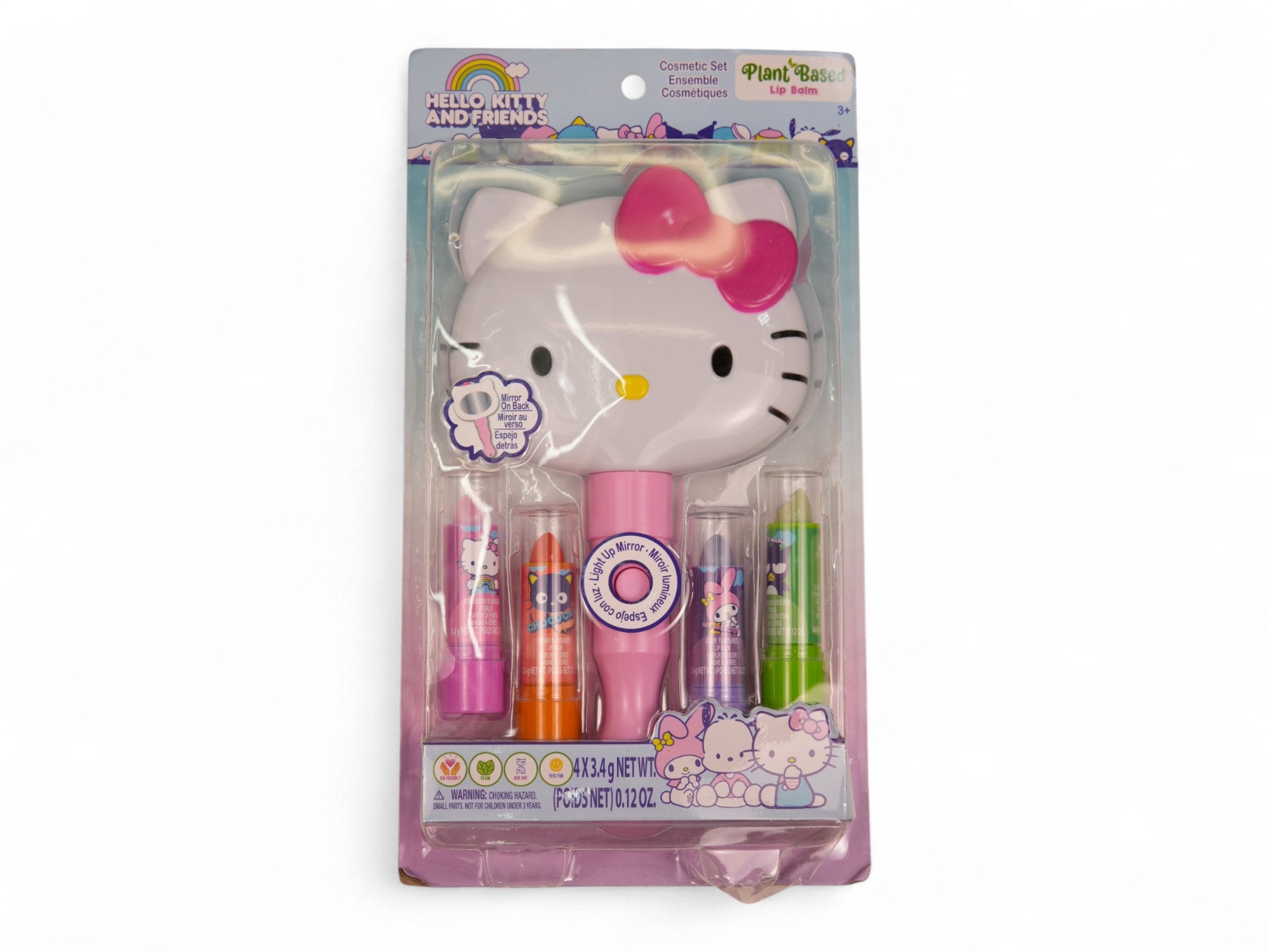 Hello Kitty 4 PK Lip Balm Mirror Set