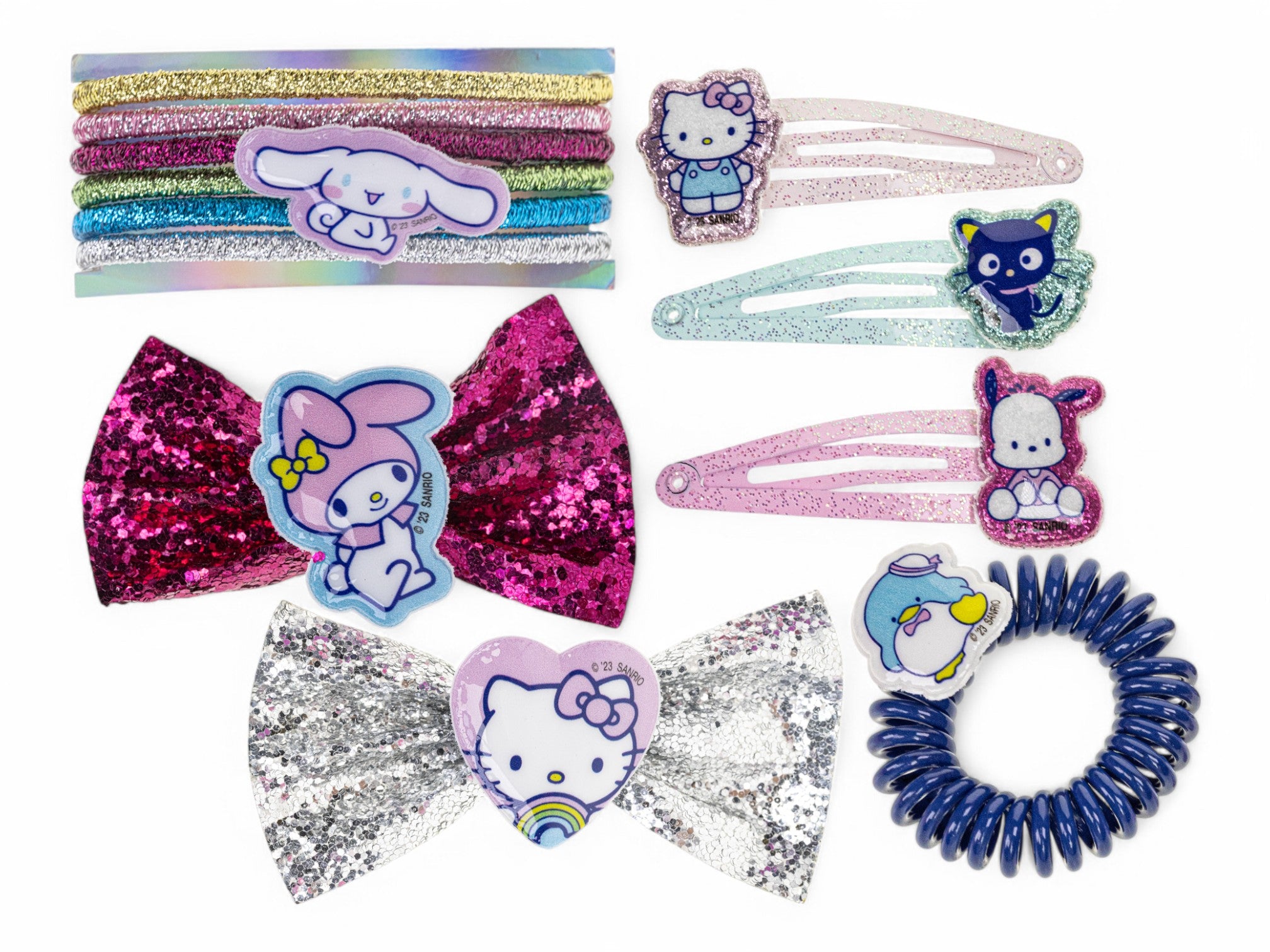 Hello Kitty and Friends mini backpack hair accessories set