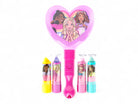 Barbie 4Pk Lip Balm & Mirror Set