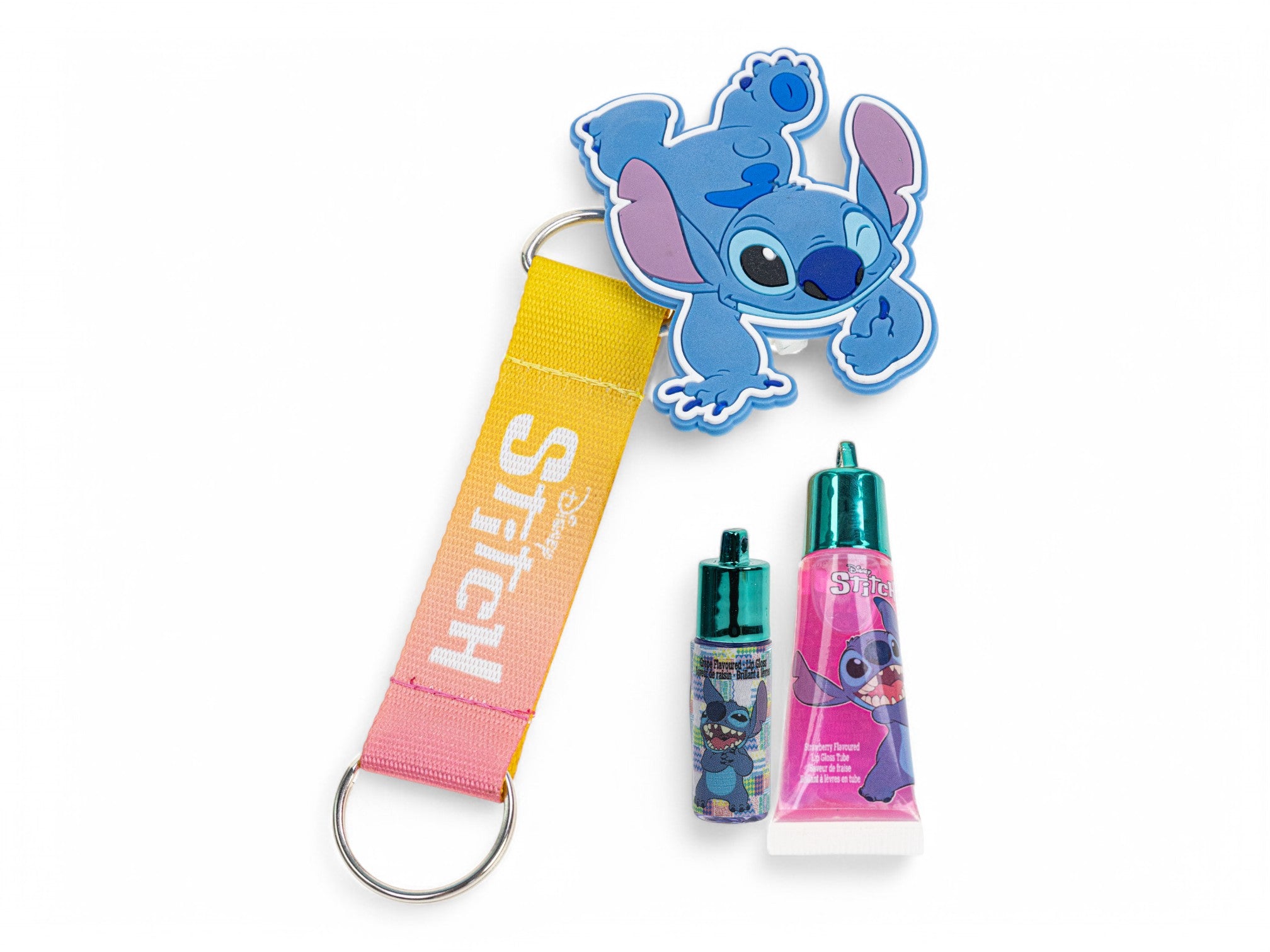 Stitch lip gloss keychain