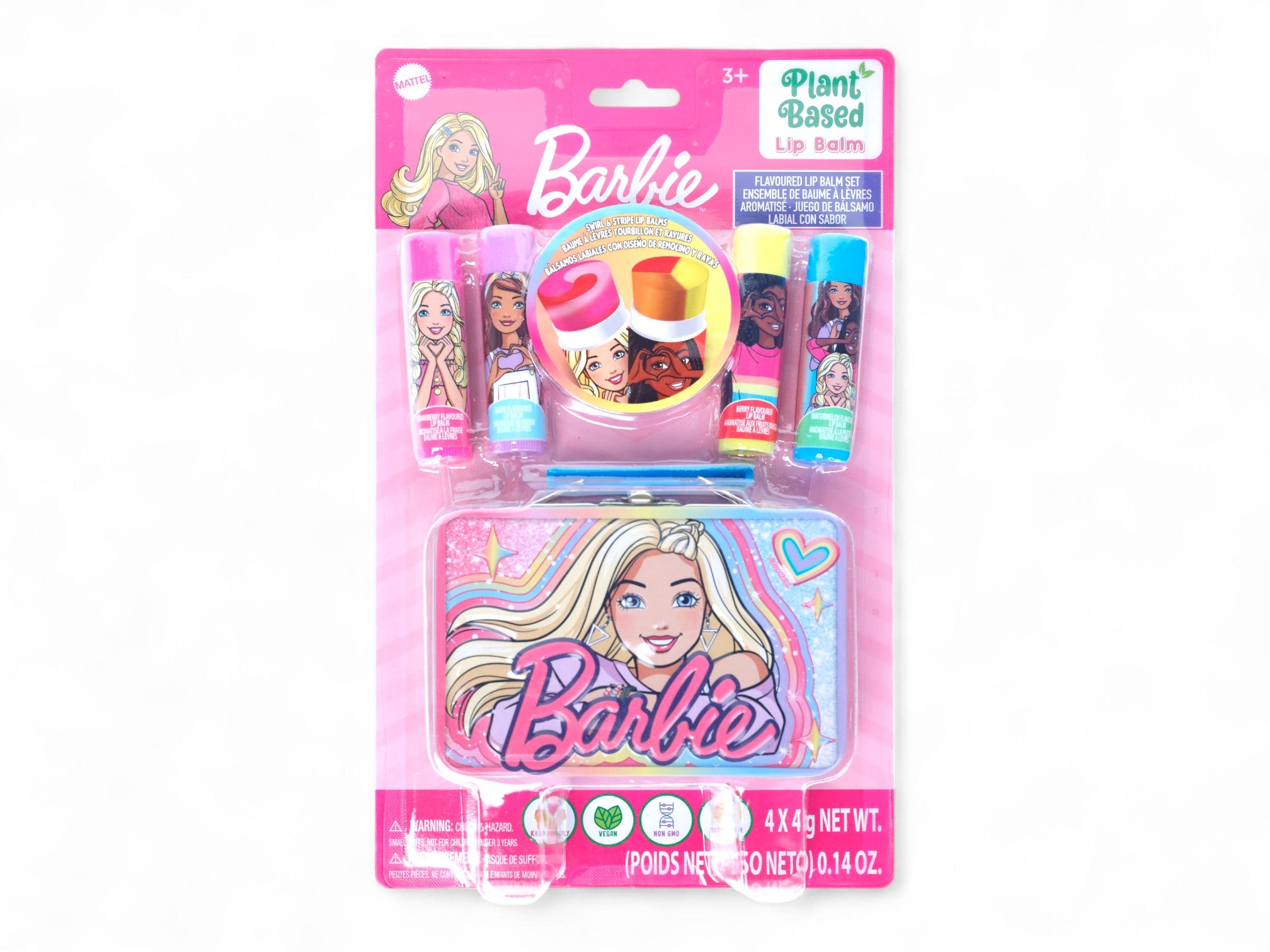Barbie 4PK Lip Balm Set