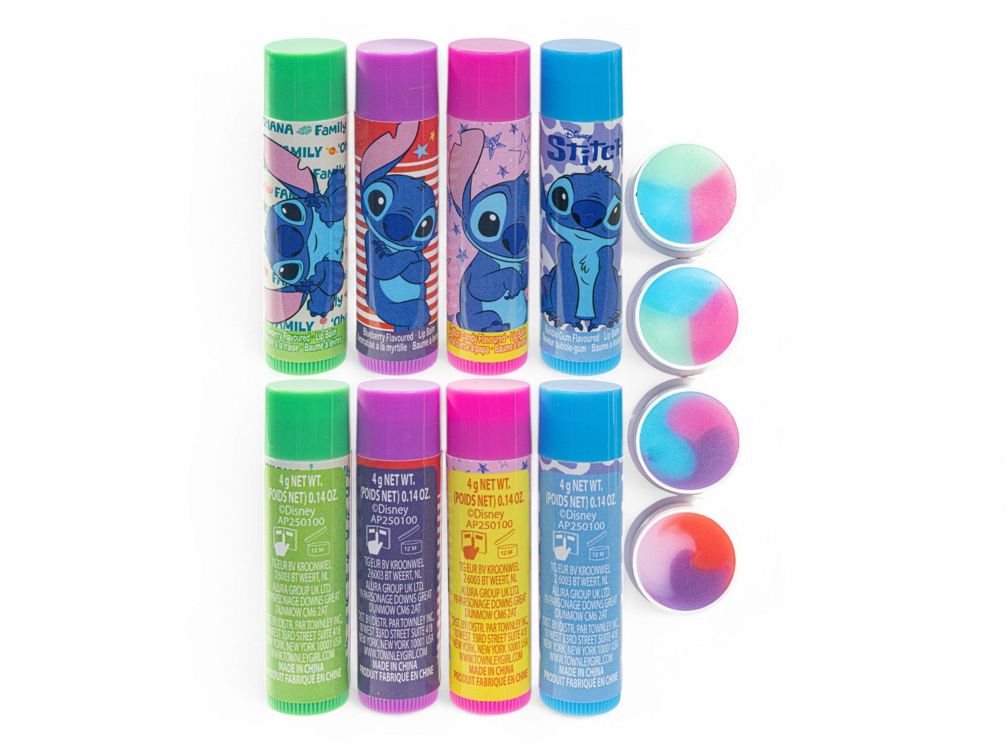 Stitch 4PK Lip Balm Tin Set
