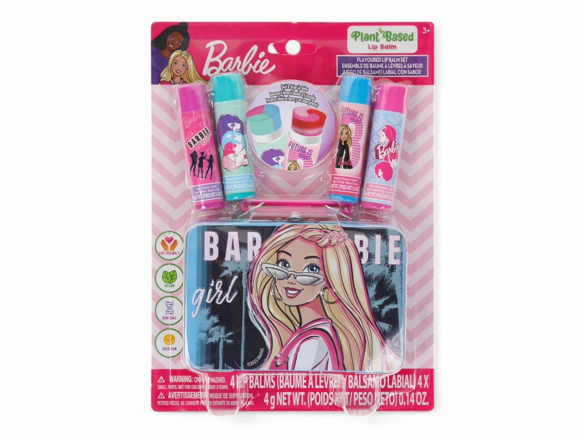 Barbie 4 PK Lip Balm