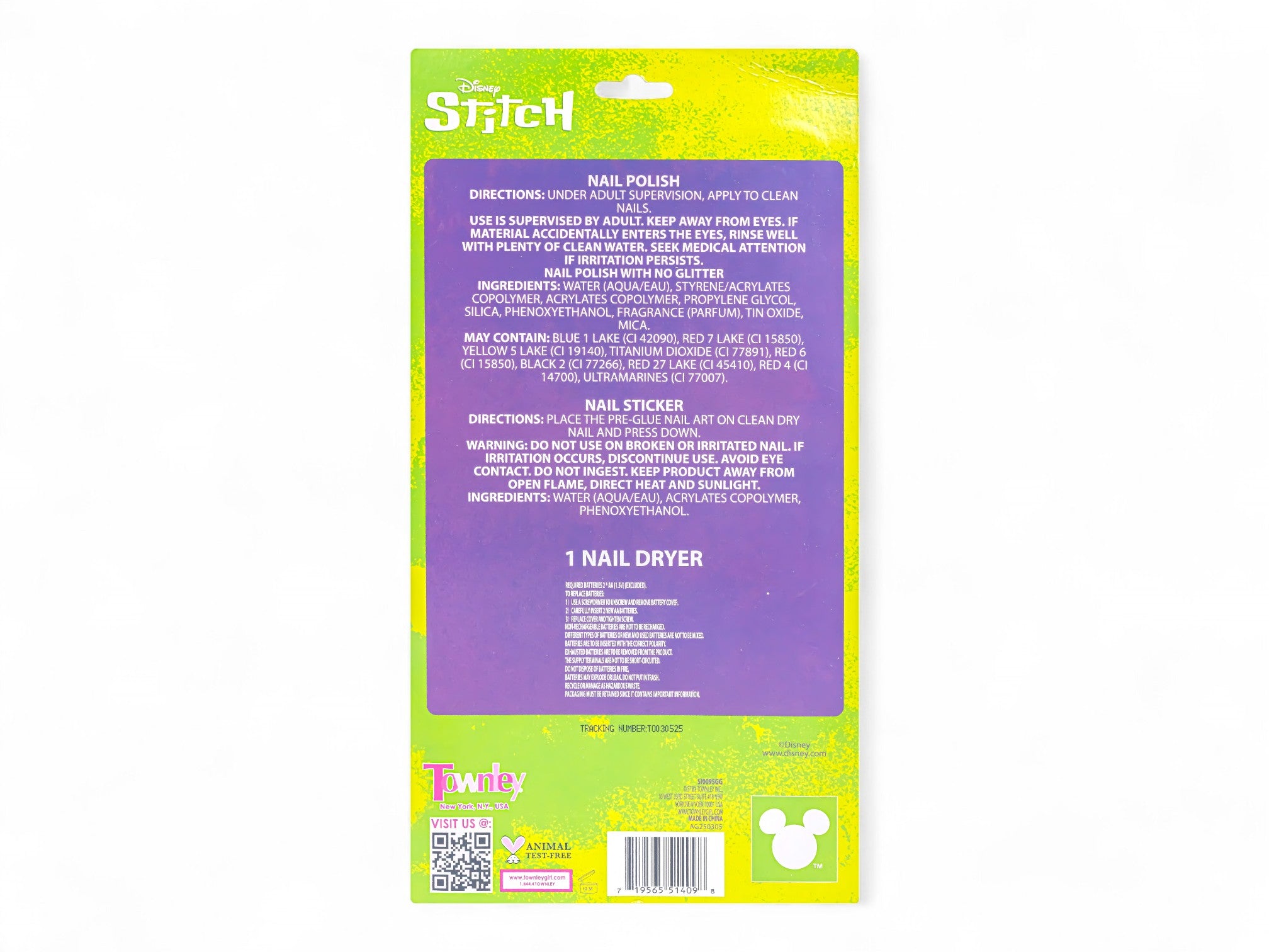 Stitch Nail Polish & Dryer Set