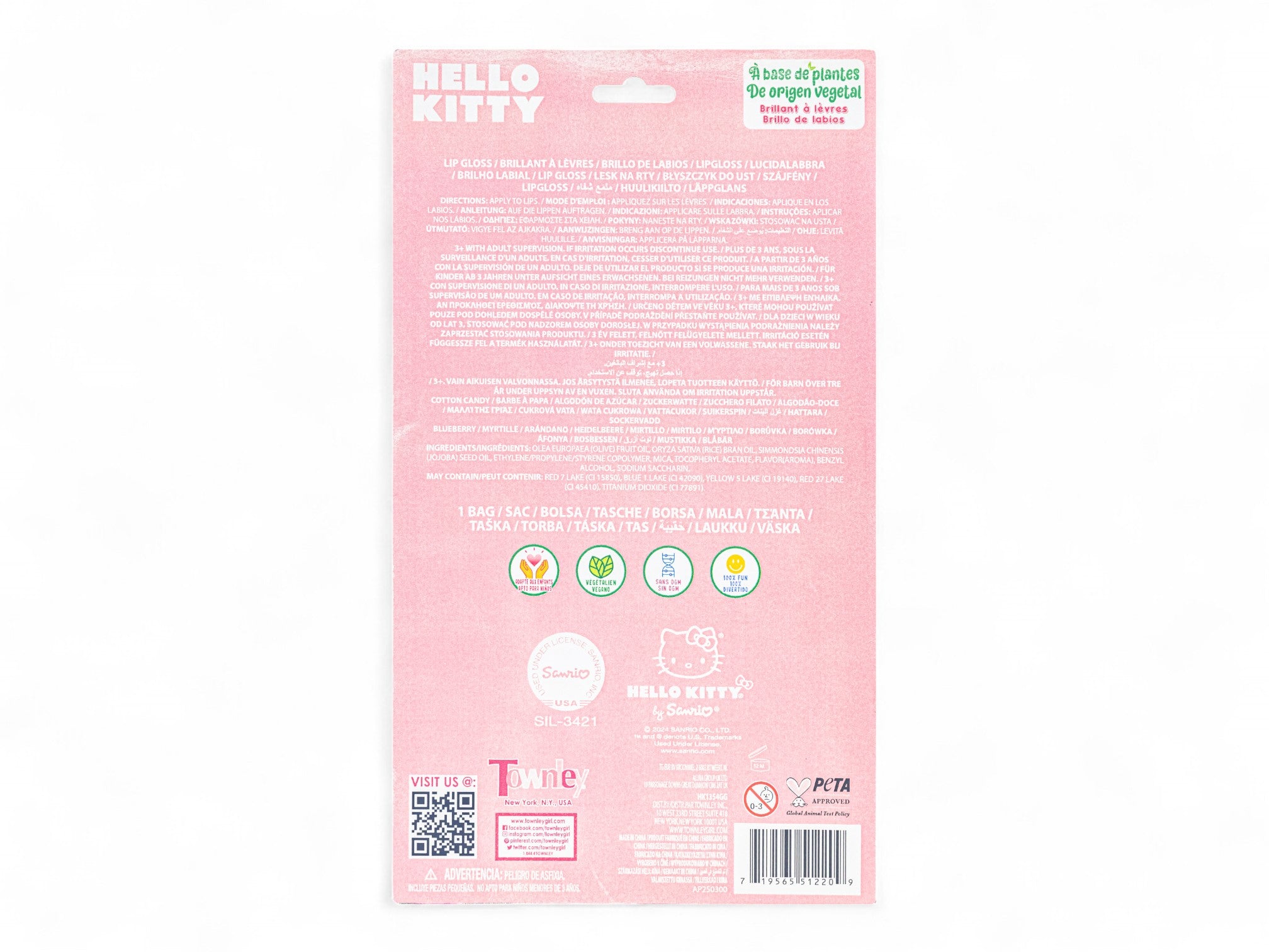 Hello Kitty 2PK Lip Balm with Pouch