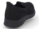 Women's Black Flyknit Athletic Slip On