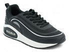 Women's Black & White Bubble Athletic  Sneaker