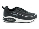 Women's Black & White Bubble Athletic  Sneaker