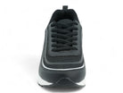 Women's Black & White Bubble Athletic  Sneaker
