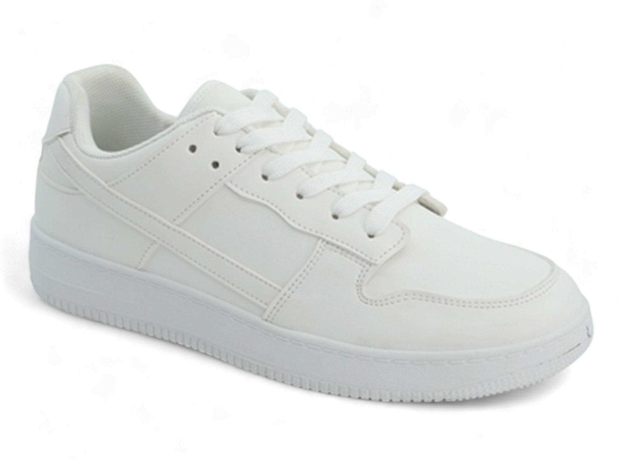 Women's White Court Side Sneaker