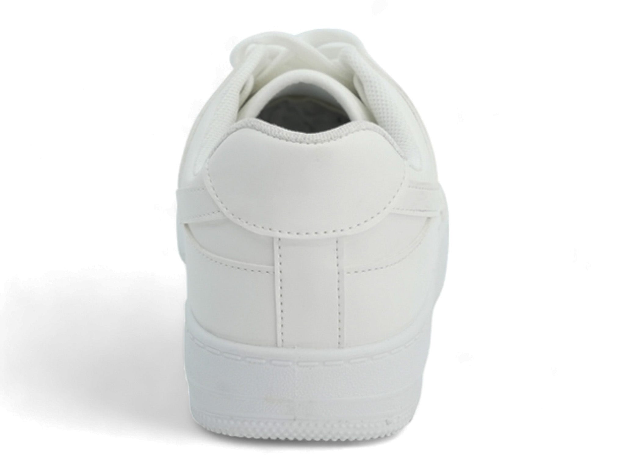 Women's White Court Side Sneaker