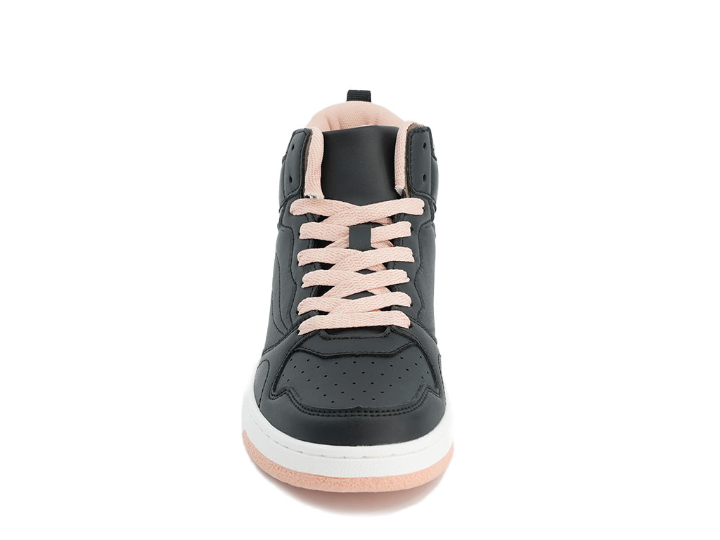 Women's Black Basketball High Top Sneaker
