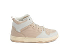 Women's Beige Basketball High Top Sneaker