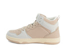 Women's Beige Basketball High Top Sneaker