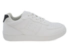 Women's White & Black Court Sneaker