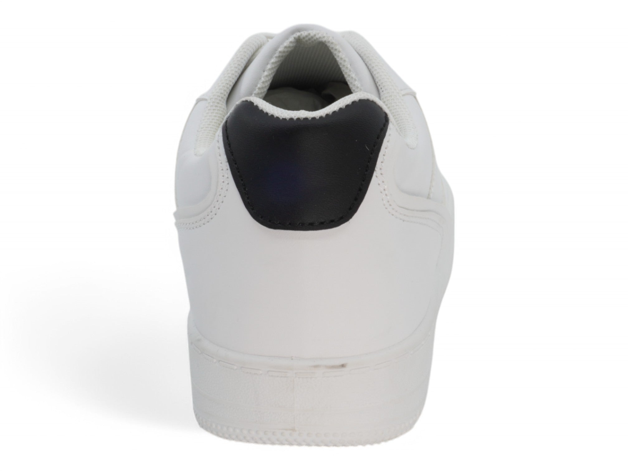 Women's White & Black Court Sneaker