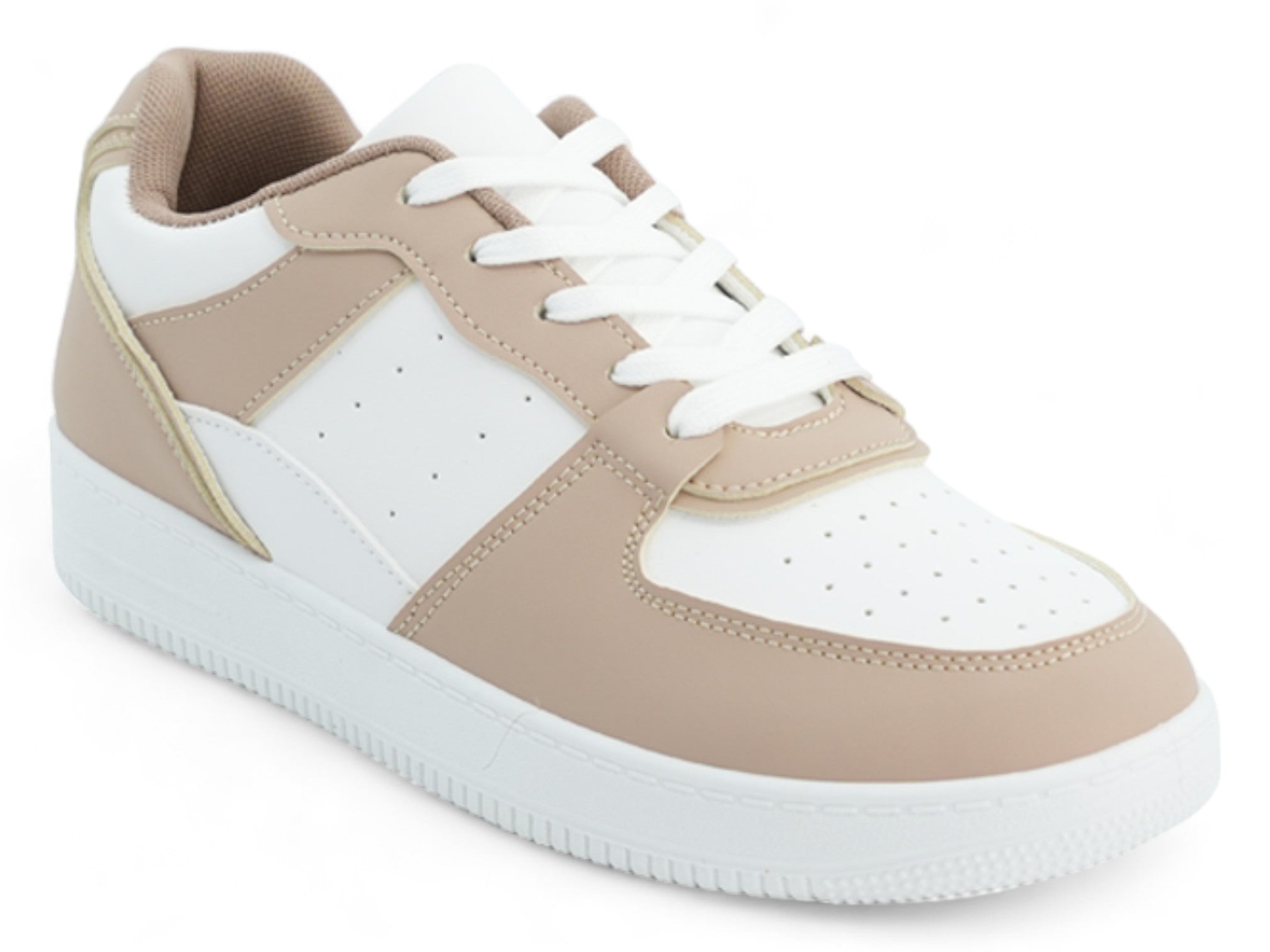Women's Tan Court Sneaker