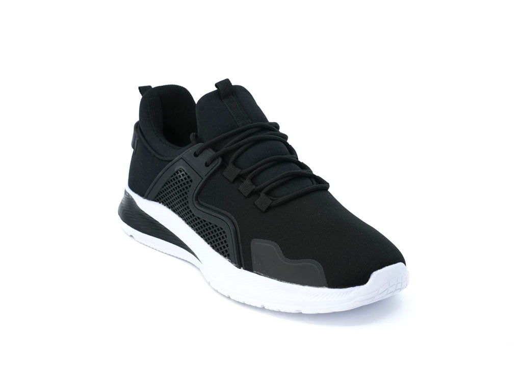 Women's Black Sleek Athletic Sneaker