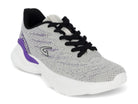 Women's Gray & Purple Heathered Athletic Sneaker