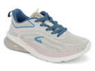 Women's Beige & Blue Bubble Athletic Sneaker