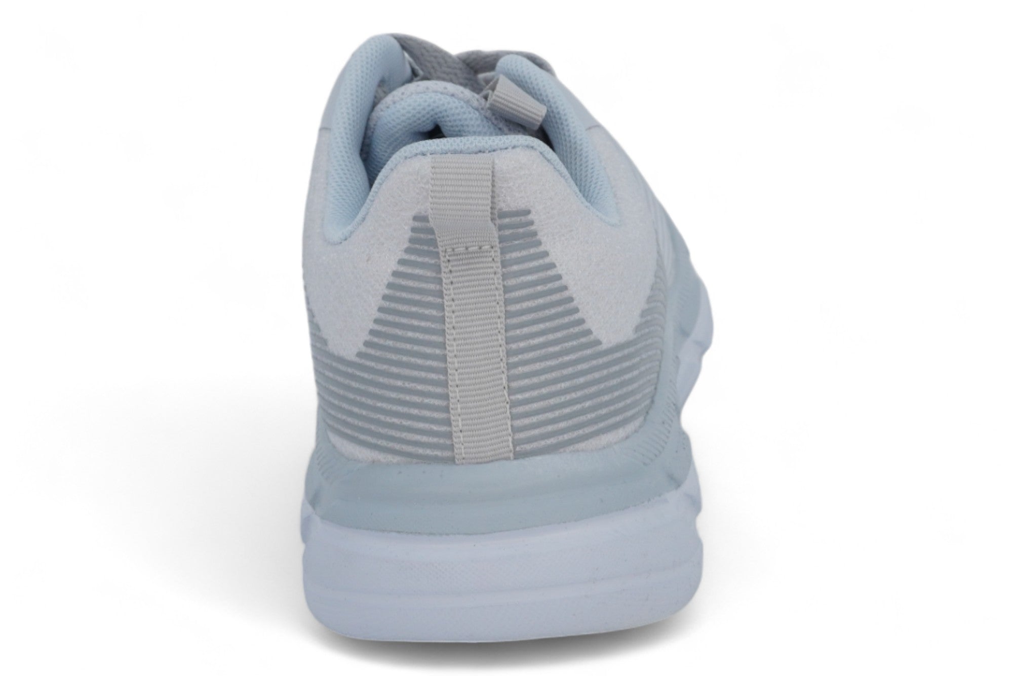 Women's White & Blue Mesh Athletic Sneaker