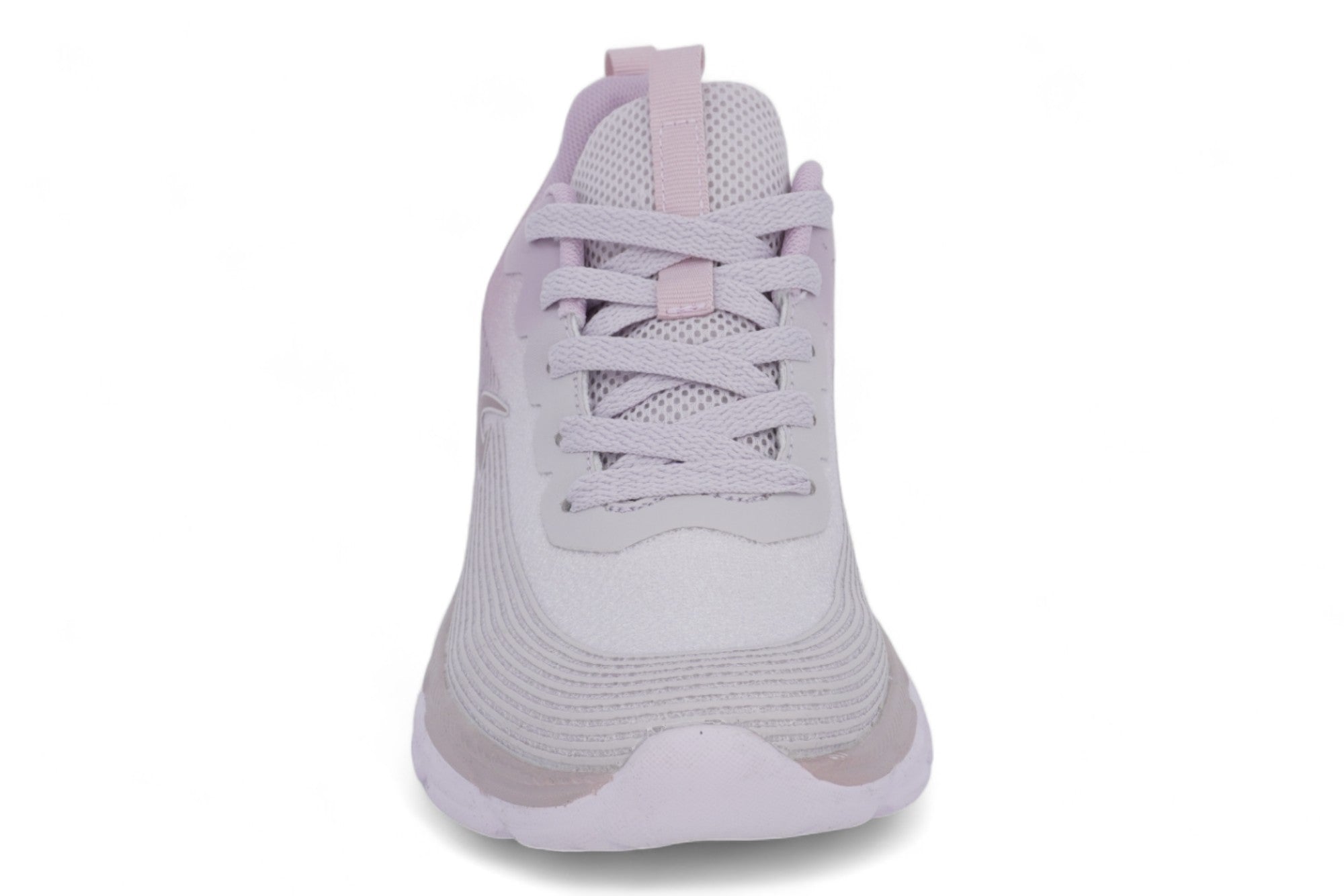 Women's White & Pink Mesh Athletic Sneaker