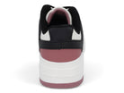 Women's Black & Mauve Platform Court Sneaker