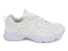 Women's White Chunky Bungee Sneaker
