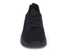 Women's Black Textured Flyknit Sneaker