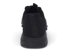 Women's Black Textured Flyknit Sneaker