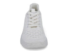 Women's White Textured Flyknit Sneaker