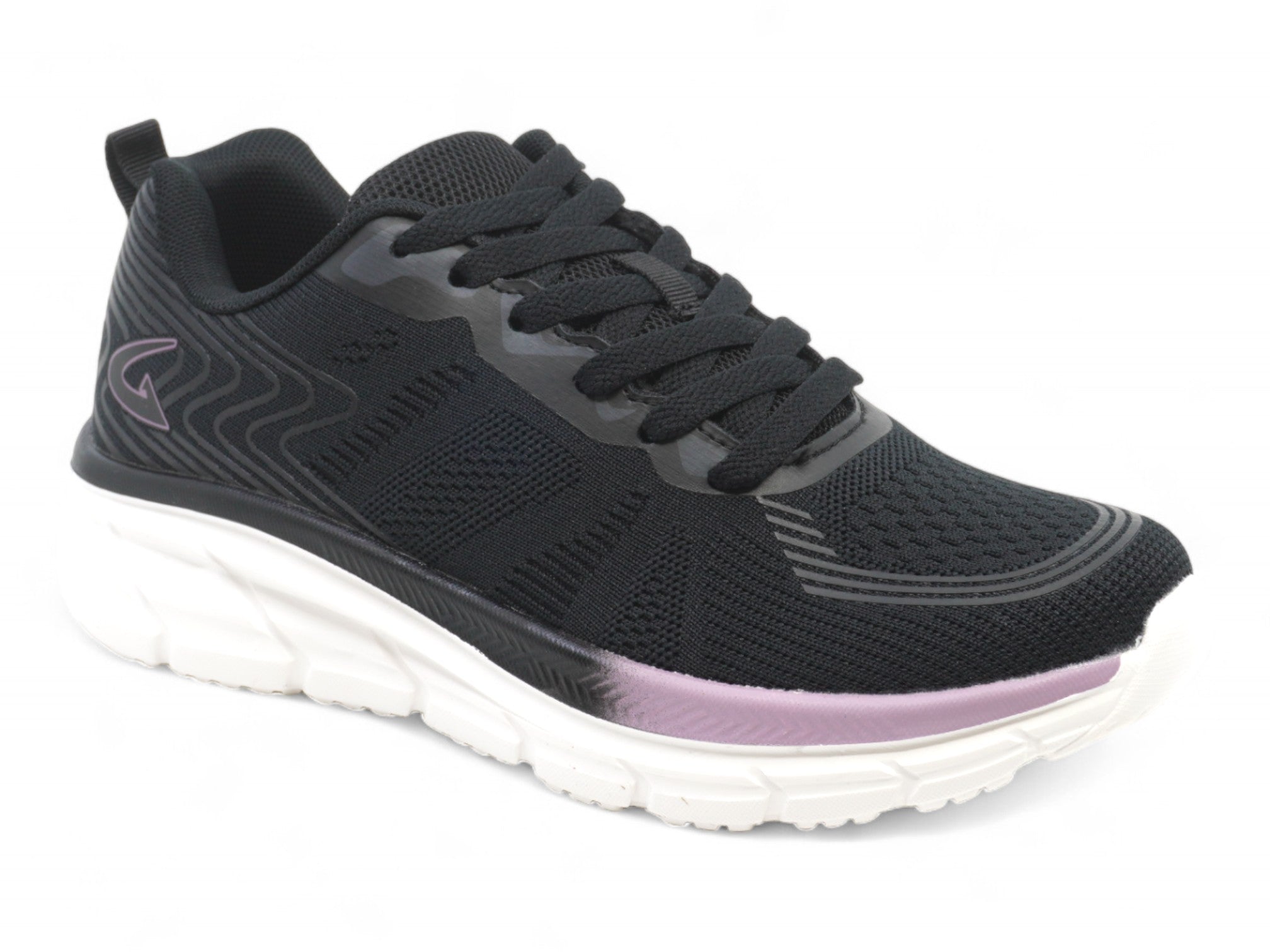 Women's Black Low Cut Athletic Sneaker