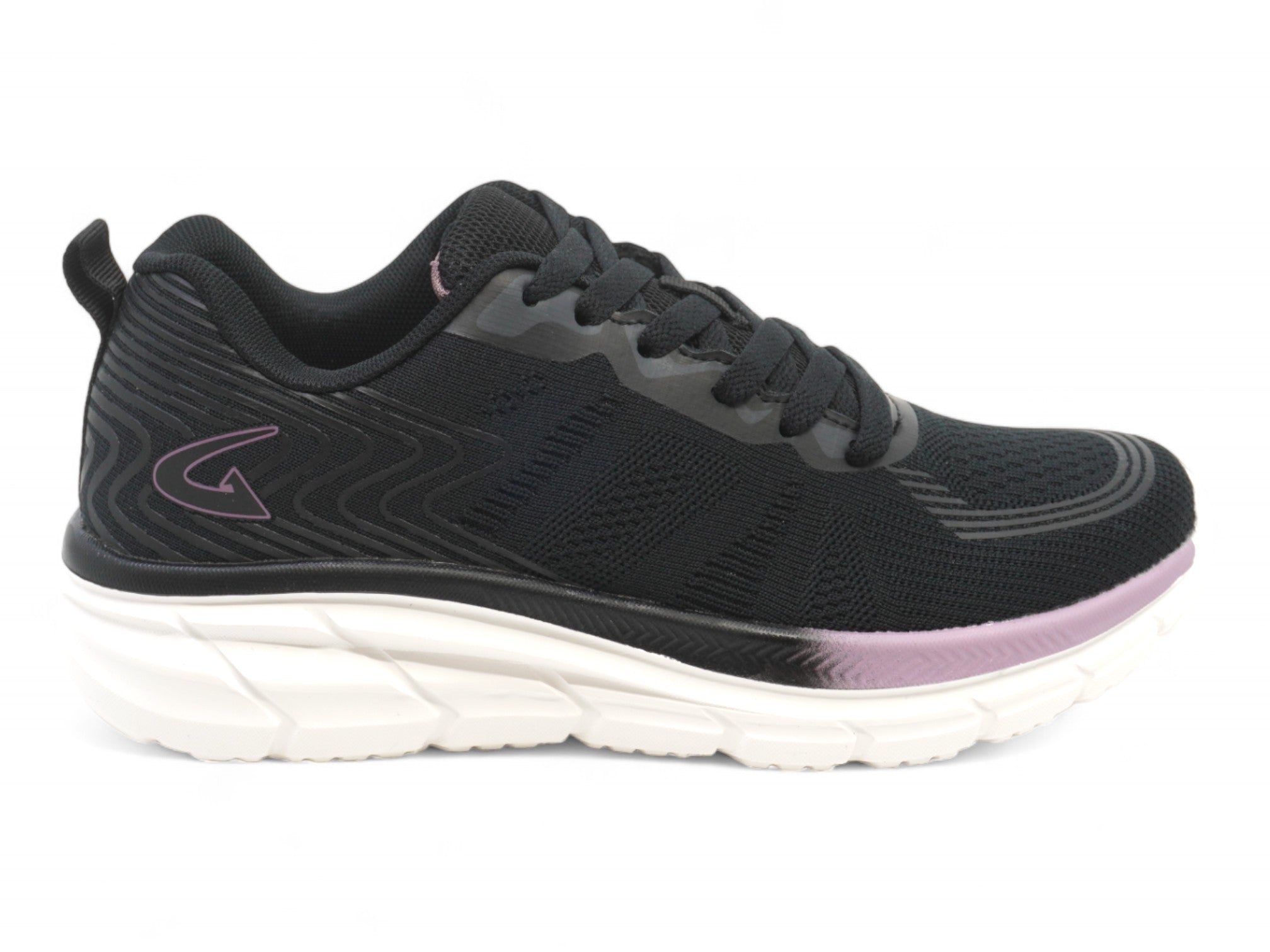 Women's Black Low Cut Athletic Sneaker