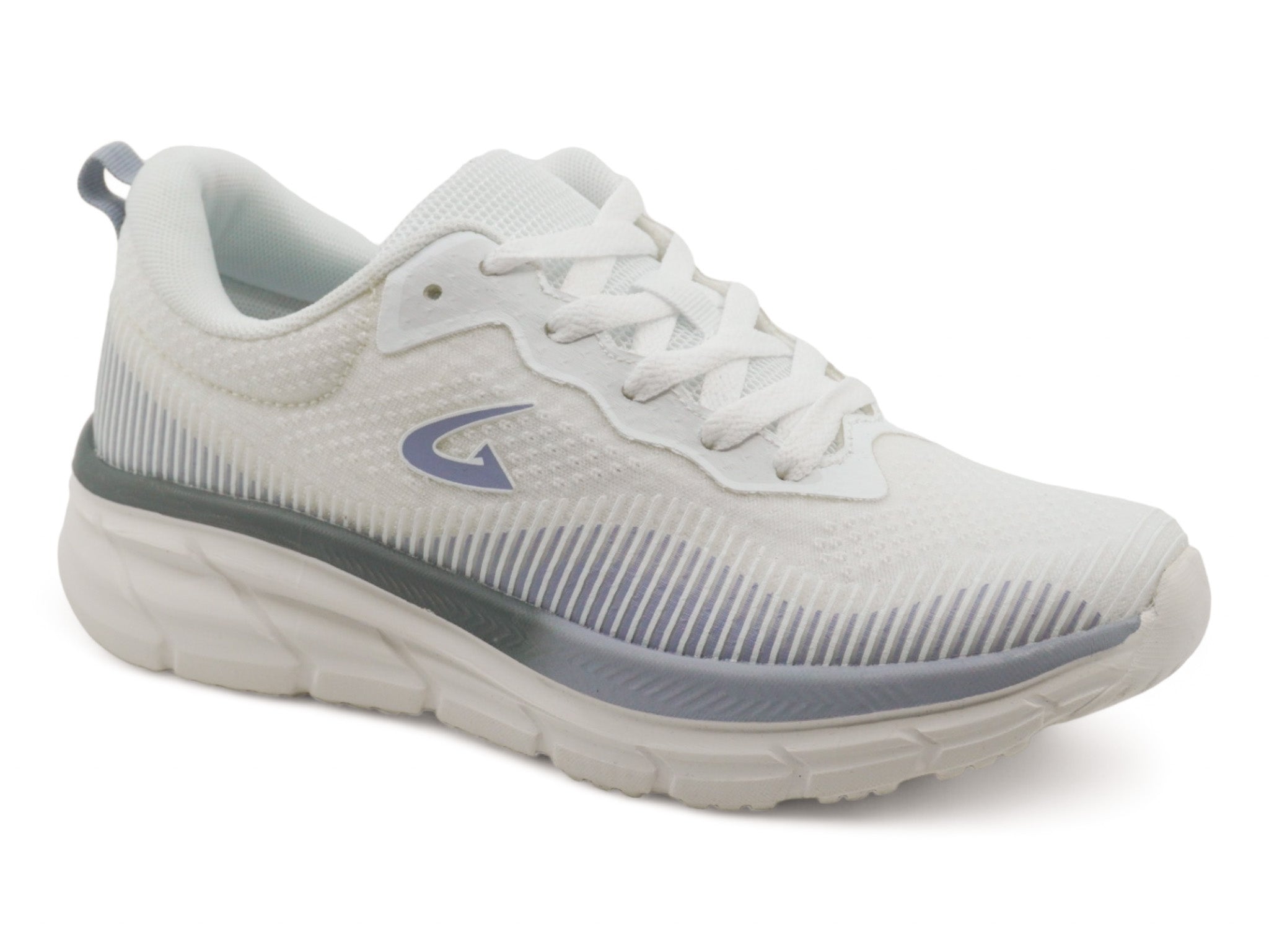 Women's White Low Cut Athletic Sneaker