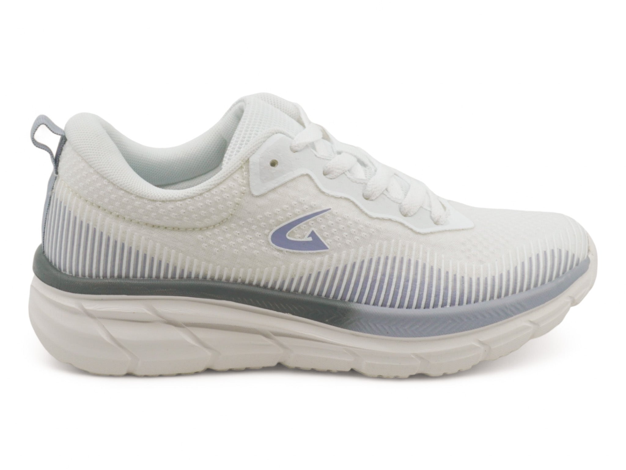 Women's White Low Cut Athletic Sneaker