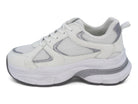 Women's White & Silver Chunky Sneaker