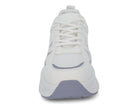 Women's White & Blue Platform Sneaker