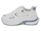 Women's White & Blue Platform Sneaker