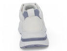 Women's White & Blue Platform Sneaker